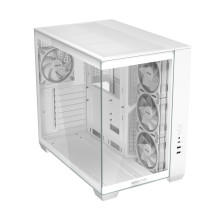 Case, ASUS, ATX / micro ATX / Mini-ITX, White, PC, A32 Plus TG ARGB White, 90DC00S3-B19000