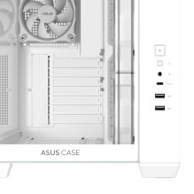Case, ASUS, ATX / micro ATX / Mini-ITX, White, PC, A32 Plus TG ARGB White, 90DC00S3-B19000