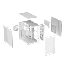 Case, ASUS, ATX / micro ATX / Mini-ITX, White, PC, A32 Plus TG ARGB White, 90DC00S3-B19000