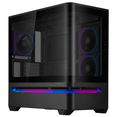 Case, ASUS, micro ATX / Mini-ITX, Black, PC, PRIMEAP202TG | Marsietis.lt