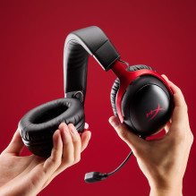 HEADSET HYPERX CLOUD III S WRL / WL BLK-RED GAM A59Z0AA HYPERX