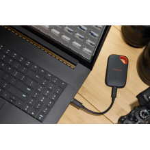 External SSD, SANDISK, Read speed 2000 MB / s, 2000 GB, SDSSDE70-2T00-G25