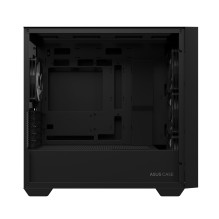 Case, ASUS, A21 PLUS, MidiTower, Case product features Transparent panel, Not included, MicroATX, MiniITX, Colour Black,