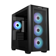 Case, ASUS, A21 PLUS, MidiTower, Case product features Transparent panel, Not included, MicroATX, MiniITX, Colour Black,