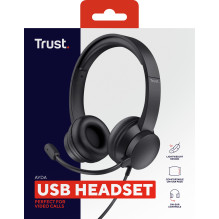 HEADSET AYDA USB PC / 25088 TRUST HEADSET AYDA USB PC / 25088 TRUST