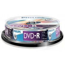 Philips DVD-R 4.7GB Cake Box 10