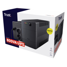 UPS, TRUST, 480 Watts, 800 VA, Wave form type Simulated sinewave, Desktop / pedestal, 23503