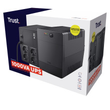 UPS, TRUST, 600 vatų, 1000 VA, bangos formos tipas, imituotas sinusinis bangavimas, 23504
