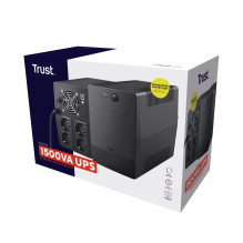 UPS, TRUST, 900 Watts, 1500 VA, Wave form type Simulated sinewave, Desktop / pedestal, 23505