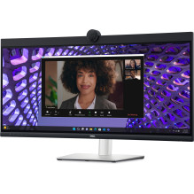LCD Monitor, DELL, P3424WEB, 34", Curved / 21 : 9, Panel IPS, 3440x1440, 21:9, 60Hz, 5 ms, Speakers, Camera 4MP, Sw