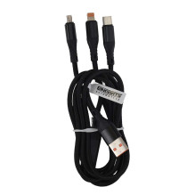 Kabel 3w1 USB-A USB-C Lightning 1,2 m EPMOB07
