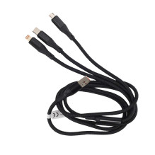 Kabel 3w1 USB-A USB-C Lightning 1,2 m EPMOB07