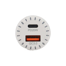 Ładowarka samochodowa PD 20W + QC 3.0, 38W EPMOB25