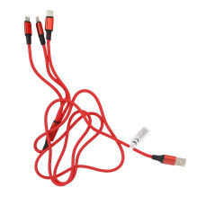 3in1 USB-A USB-C „Lightning“ laidas 1,2 m EPMOB10
