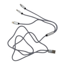Kabel 3w1 USB-A USB-C Lightning 1,2 m EPMOB09