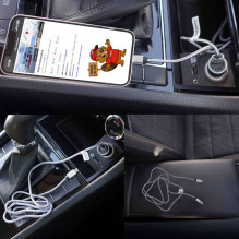 USB-A–micro USB laidas, 1,2 m, 2,4 A, QC 3.0, EPMOB04