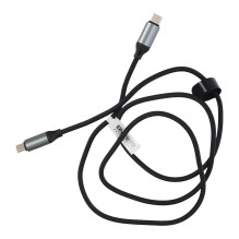 USB-C į USB-C laidas 1 m, 45 W PD/QC 3.0 LCD ekranas EPMOB02