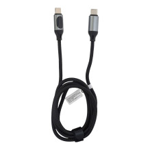 Kabel USB-C do USB-C 1 m, 45 W PD / QC 3.0 EKRAN LCD EPMOB02