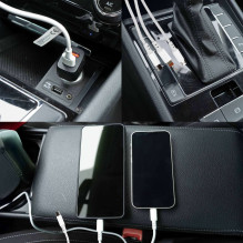 3in1 USB-A USB-C „Lightning“ laidas 1,2 m EPMOB08