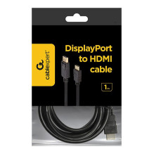 CABLE DISPLAY PORT TO HDMI 1M / CC-DP-HDMI-1M GEMBIRD