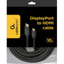 KABELIO EKRANAS PRIEŽASTIS Į HDMI / 10M CC-DP-HDMI-10M GEMBIRD