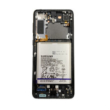 LCD screen Samsung G996 S21 Plus with touch screen and frame Phantom Black original (service pack)