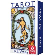 Tarot Card Set - AE Waite Blue Edition 78 Cards 5.7 x 8.9 cm Made in Germany