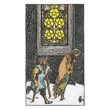 Tarot Kortų Rinkinys - A.E. Waite Mėlyna Leidimo 78 Kortos 5.7 x 8.9 cm Pagaminta Vokietijoje