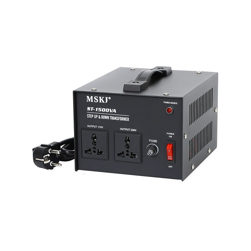 Įtampos transformatorius 110VAC-220VAC / 220VAC-110VAC, 1500W