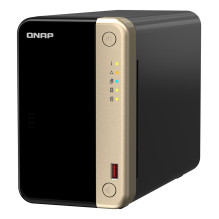 Tinklo Saugojimo Įrenginys - QNAP TS-264 Intel Celeron N5095 8GB NAS, Juodas, Auksinis