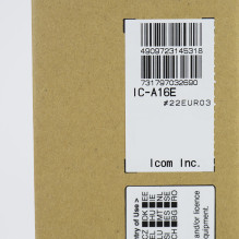 Nešiojama VHF radijo stotis aviacijai „ICom IC-A16E“, 118 000–136 992 MHz, 2400 mAh, IP67