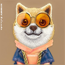 Nimmy Glasses Cool Dog Case for Samsung Galaxy S26 Ultra - Beige