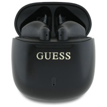 Guess Printed Classic Logo Bluetooth Wireless Headphones - Black