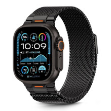 „Tech-Protect Milano Vanguard“ apyrankė, skirta „Apple Watch“ (44 / 45 / 46 / 49 mm) – juoda „Tech-Protect Milano Vanguard“ apyrankė, skirta „Apple Watch“ (44 / 45 / 46 / 49 mm) – juoda