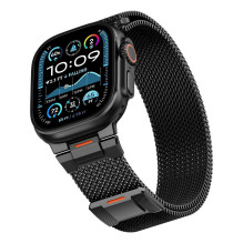 „Tech-Protect Milano Vanguard“ apyrankė, skirta „Apple Watch“ (44 / 45 / 46 / 49 mm) – juoda „Tech-Protect Milano Vanguard“ apyrankė, skirta „Apple Watch“ (44 / 45 / 46 / 49 mm) – juoda