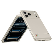 „Spigen Classic LS MagSafe“ dėklas, skirtas „iPhone 17 Pro“ – smėlio spalvos
