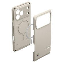 „Spigen Classic LS MagSafe“ dėklas, skirtas „iPhone 17 Pro“ – smėlio spalvos