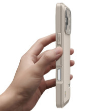 „Spigen Classic LS MagSafe“ dėklas, skirtas „iPhone 17 Pro“ – smėlio spalvos
