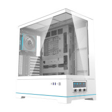Kompiuterio korpusas - darkFlash DY451 PRO ATX Midi Tower, Tempered Glass, USB-C, White