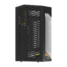 Kompiuterio korpusas - darkFlash DY470 Midi Tower ATX / ITX / µATX, 4 ARGB ventiliatoriai, juodas