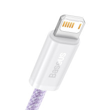USB Laidas - Baseus Dynamic USB į Lightning 2.4A 2m Purpurinė