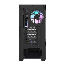 Kompiuterio Korpusas - darkFlash DS900 AIR Midi Tower ATX / ITX, 6 ARGB Ventiliatoriai, Juodas