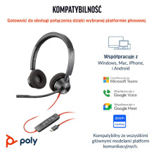 Ausinės - Poly Blackwire...