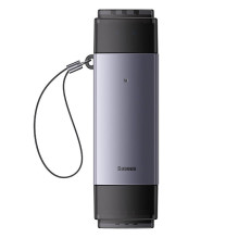 Atminties kortelių skaitytuvas - Baseus Lite Series SD / TF Reader USB USB-C 2TB 104MB / s Pilka