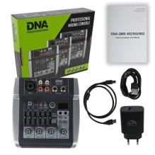 Garso maišytuvas - DNA Professional QMX402 3-Channel Bluetooth Mixer