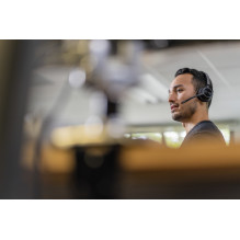 Ausinės - Poly Voyager 4320 USB-C ausinės, Bluetooth, dvigubi mikrofonai