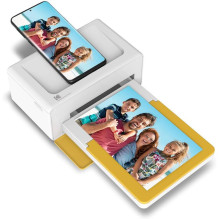 Spausdintuvas - Kodak Instant Photo Printer D460Y 4x6 Dye-Sublimation Geltona Balta