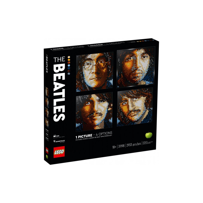 Meno rinkinys - Lego 31198 Wall Art The Beatles