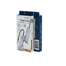 USB Hublis - Gembird UHB-CM-U310-A2C2-01 4-Port USB 3.2 Type-C / Type-A