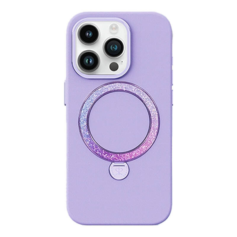 Telefonų dėklas - Joyroom PN-14L4 Dancing Circle for iPhone 14 Pro Max Violetinė